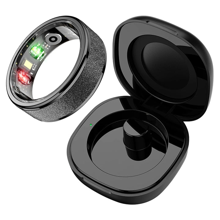 COLMI R10 Smart Ring with Charging Case for Men Women, Health and Sleep Monitor, 5ATM Waterproof, Multi-sport Mode - Q-Happiness LTD