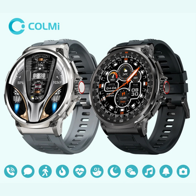 COLMI V69 1.85 Inch HD Bluetooth Call Smart Watch Men Sports Fitness Tracker Heart Monitor 710mAh Smartwatch For XIAOMI Android - Q-Happiness LTD