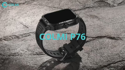 COLMI P76 1.96" Outdoor Military Smartwatch Men Bluetooth Call Smart Watch 3ATM IP68 Waterproof Sports Fitness Watches - Q-Happiness LTD