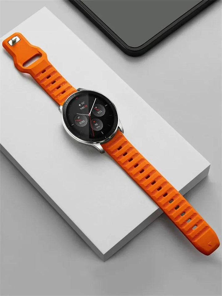 22mm 20mm Silicone Band For Huawei Watch 4/3/GT3-2 Pro Amazfit GTR 4/GTS 4 Soft Breathable Belt Samsung Galaxy Watch 6/5/4 strap - Q-Happiness LTD