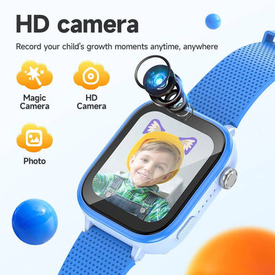 HOCO Y101 4G SmartWatch For Children Boy Girls 1.83 inch 2.5D HD Touch Screen Support GPS/LBS/WiFi/Call Kids Smart Watch 680mAh - Q-Happiness LTD