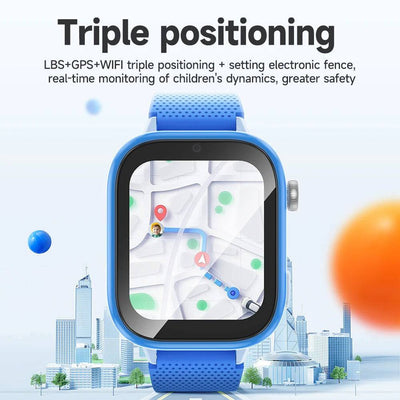 HOCO Y101 4G SmartWatch For Children Boy Girls 1.83 inch 2.5D HD Touch Screen Support GPS/LBS/WiFi/Call Kids Smart Watch 680mAh - Q-Happiness LTD