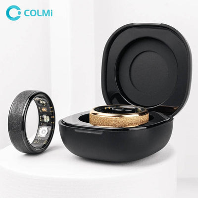 COLMI R10 Smart Ring with Charging Case for Men Women, Health and Sleep Monitor, 5ATM Waterproof, Multi-sport Mode - Q-Happiness LTD