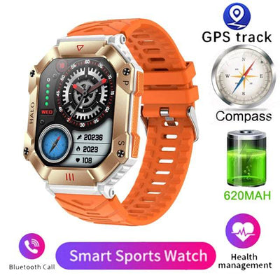 2024 Smart Watch for Android & iOS - Fitness Tracker, IP68 Waterproof, Military-Grade Health Monitor, AI Voice, Bluetooth Call - Q-Happiness LTD