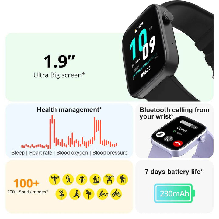 COLMI P71 Voice Calling Smartwatch Men Health Monitoring IP68 Waterproof Smart Notifications Voice Assistant Smart Watch Women - Q-Happiness LTD