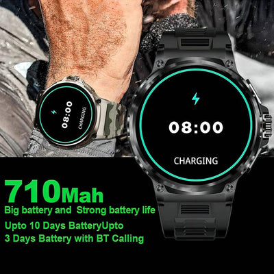 COLMI V69 1.85 Inch HD Bluetooth Call Smart Watch Men Sports Fitness Tracker Heart Monitor 710mAh Smartwatch For XIAOMI Android - Q-Happiness LTD