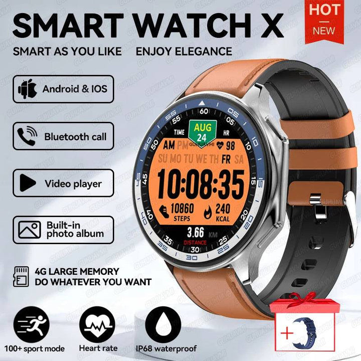 2024 New Advanced Smartwatch with Health and Fitness Tracking, Bluetooth Calling - Waterproof and High-Resolution Display - Q-Happiness LTD