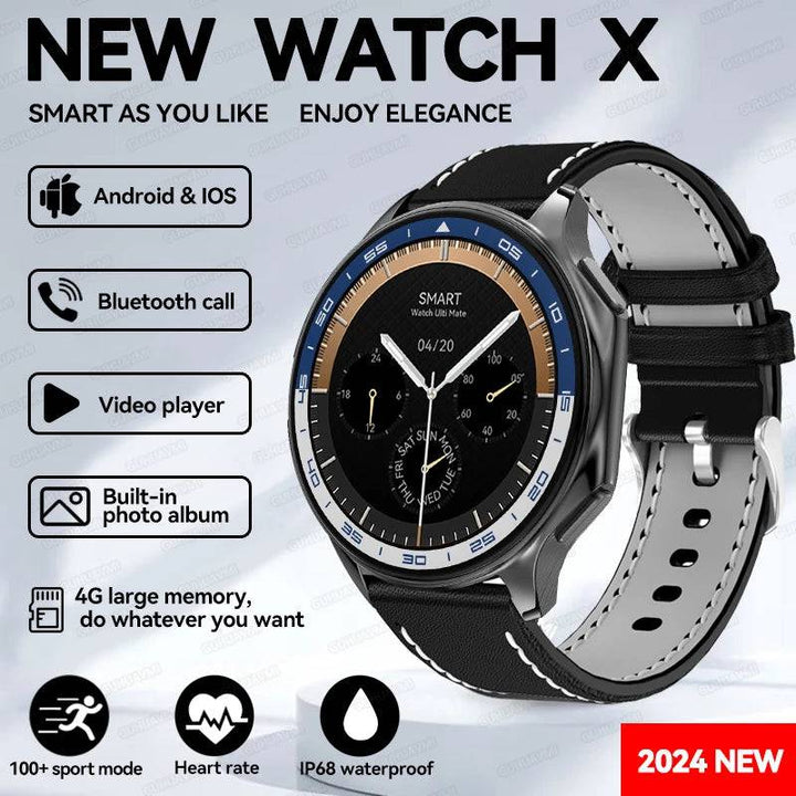 2024 New Advanced Smartwatch with Health and Fitness Tracking, Bluetooth Calling - Waterproof and High-Resolution Display - Q-Happiness LTD