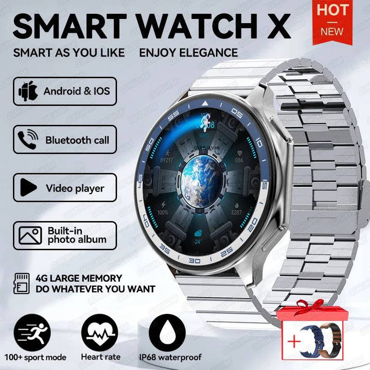 2024 New Advanced Smartwatch with Health and Fitness Tracking, Bluetooth Calling - Waterproof and High-Resolution Display - Q-Happiness LTD