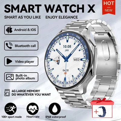 2024 New Advanced Smartwatch with Health and Fitness Tracking, Bluetooth Calling - Waterproof and High-Resolution Display - Q-Happiness LTD