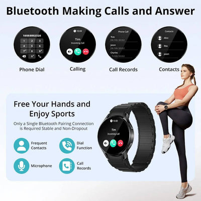 COLMI i28 Ultra AI Smartwatch – 1.43" AMOLED HD Display, Built-in AI Assistant, Bluetooth Call, and Muslim Prayer Features - Q-Happiness LTD