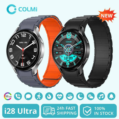 COLMI i28 Ultra AI Smartwatch – 1.43" AMOLED HD Display, Built-in AI Assistant, Bluetooth Call, and Muslim Prayer Features - Q-Happiness LTD