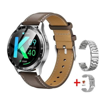 2024 Smart Watch with TWS Bluetooth Headsets, Health Monitoring, Fitness Tracker, and AMOLED Display - Waterproof and Compatible with Android & iOS - Q-Happiness LTD