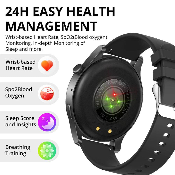 [2024 New] COLMI V73 Smartwatch AMOLED Display Bluetooth Calls Health Fitness Tracking Smart Watch for Men Women - Q-Happiness LTD