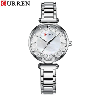 Women Watches - Top Brand Luxury Japan Quartz Movement Stainless Steel Waterproof Wristwatch, Model 9072 - Q-Happiness LTD