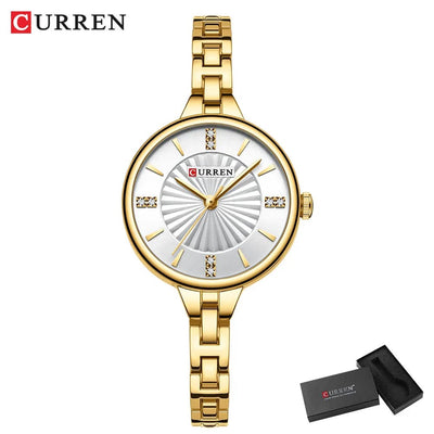 Luxury Brand Watch for Women - Waterproof Diamond Elegant Ladies Watch, Model 9097 - Q-Happiness LTD